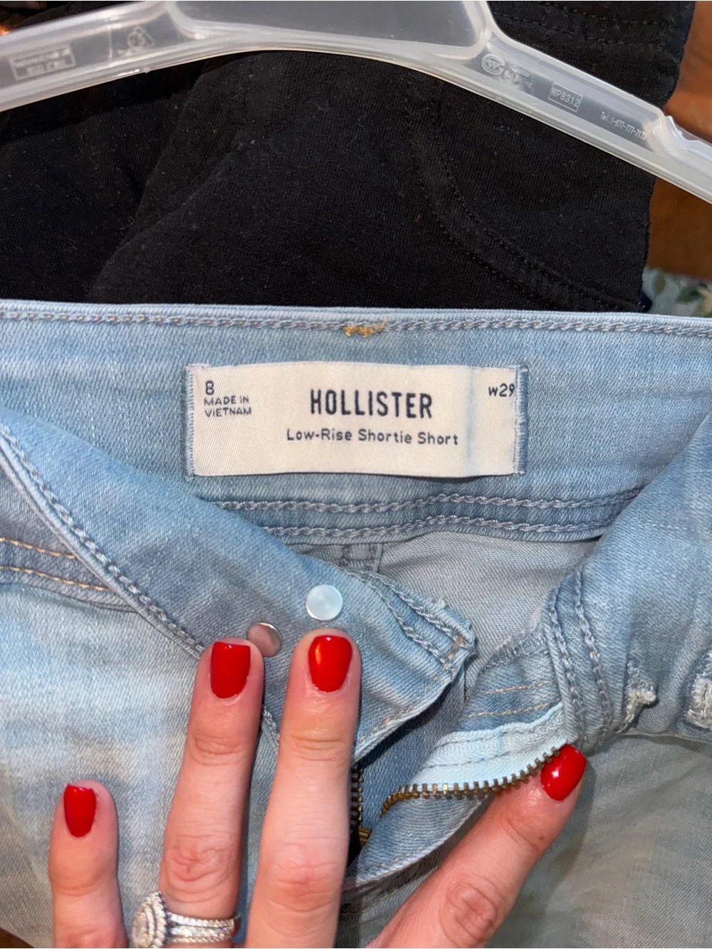Hollister Light Wash Denim Jean Shorts